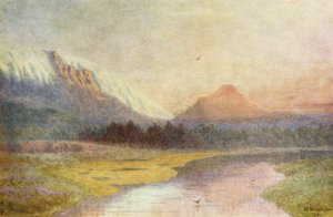 Auringonlasku Leijonanpäässä, kaakkoistuulen vaikutus (värilitro) (värilitro)