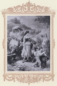 Dorothea ja emigrantit, Hermann ja Dorothea (litho)