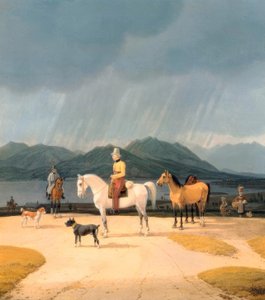 W. v. Kobell, Reiter am Tegernsee