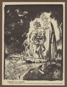 Terrorin leviäminen (litho)