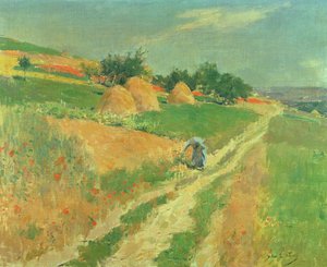Villien kukkien poimiminen tekijältä Willard Leroy Metcalf