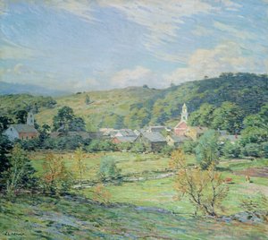 Syyskuun aamu, Plainfield, New Hampshire tekijältä Willard Leroy Metcalf