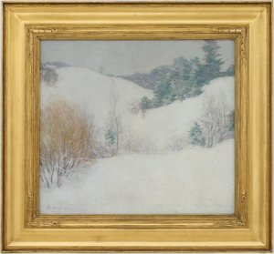 Valkoinen laidun tekijältä Willard Leroy Metcalf