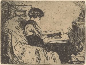 Martha Grondhout-Heshuusiuksen muotokuva tekijältä Willem Adrianus Grondhout (signed by artist)