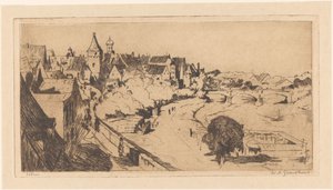 Ulm (alkuperäinen nimi esineessä) tekijältä Willem Adrianus Grondhout (signed by artist)