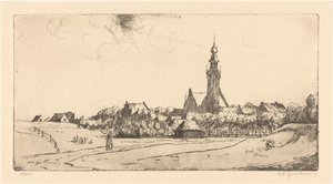 Veere (alkuperäinen nimi esineessä) tekijältä Willem Adrianus Grondhout (signed by artist)