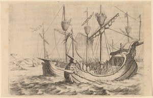 Hannibalin laivasto taistelee rhodialaisia vastaan, 1634.