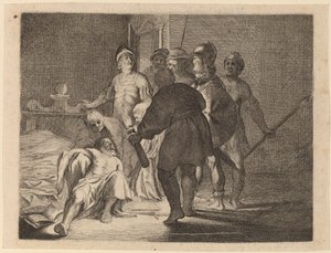 Caton kuolema, 1634.