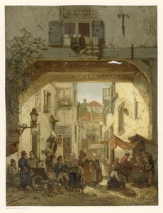 Boerenpoort juutalaisella alueella Haagissa