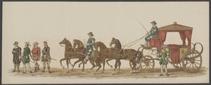 Delft-paraati 1862, neljäs ja viides ryhmä Delftin kuninkaallisen akatemian neljäs lustrum - Ao. 1862 - Costumed Optogt (sarjan nimi esineellä)