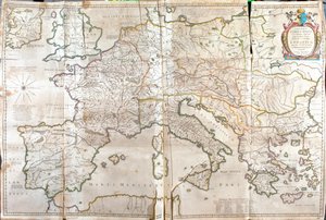 Eurooppa ja Länsi-Aasia, teoksessa "Theatrum Orbis Terrarum, sive Atlas Novus", Willem Blaeu, Amsterdam. tekijältä Willem Blaeu