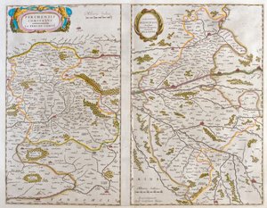 Vuori ja vendome - Blaisois (Champagne, Ardennes), teoksessa "Theatrum Orbis Terrarum, sive Atlas Novus", Willem Blaeu, Amsterdam. tekijältä Willem Blaeu