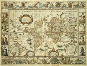 Nova Orbis Geographica ac Totius Terrarum Hydrographica, Willem Janszoon Blaeu (1571-1638), Amsterdam