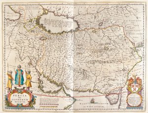 Persian valtakunta, teoksessa "Theatrum Orbis Terrarum, sive Atlas Novus", Willem Blaeu, Amsterdam. tekijältä Willem Blaeu