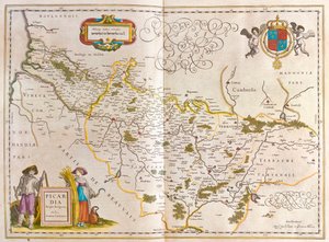Piccardia, teoksessa "Theatrum Orbis Terrarum, sive Atlas Novus", Willem Blaeu, Amsterdam. tekijältä Willem Blaeu