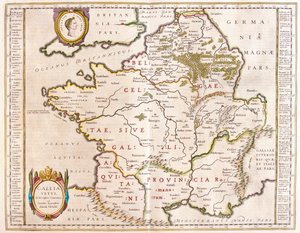 Rooman valtakunta Cesarin aikana, teoksessa "Theatrum Orbis Terrarum, sive Atlas Novus", Willem Blaeu, Amsterdam. tekijältä Willem Blaeu