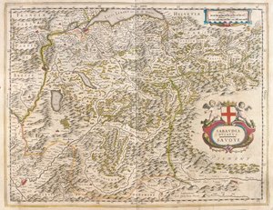 Savoie, Geneve ja Leman-järvi, Grenoble, Willem Blaeun "Theatrum Orbis Terrarum, sive Atlas Novus", Amsterdam. tekijältä Willem Blaeu