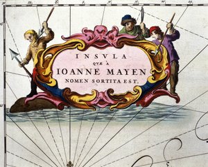 Valaanmetsästäjät on kuvattu William Blaeun Atlasin taululle, joka painettiin Amsterdamissa vuonna 1656. tekijältä Willem Blaeu