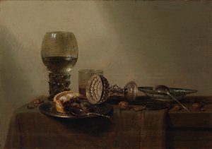 Asetelma, 1637. tekijältä Willem Claesz. Heda