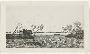 Padon murtuminen Dreumelissa, 1855