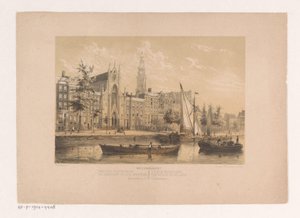 Keizersgracht Onze-Lieve-Vrouwekerkin kanssa Amsterdamissa