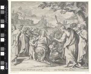 Kristus siunaa lapsia tekijältä Willem Isaacsz. van Swanenburg