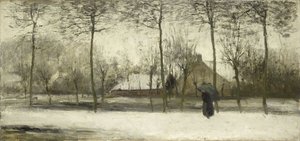 Talvimaisema, noin 1875 (öljy kankaalle)