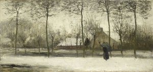 talvinen maisema tekijältä Willem Maris