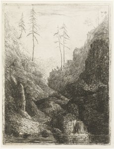 Kallioinen maisema tekijältä Willem Matthias Jan van Dielen