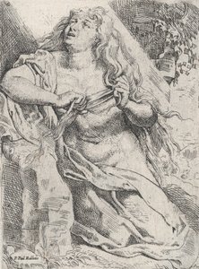 Maria Magdalena erämaassa, n. 1613-14.