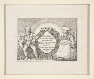Maisemasarjan otsikkosivu tekijältä Willem Pietersz. Buytewech