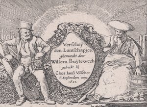 Nimilehti, Verscheyden Landtschapjes Various Little Landscapes, levy 1, n. 1616,