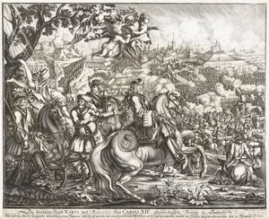 Narvan taistelu 19. marraskuuta 1700 tekijältä Willem Swidde