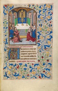 Die Anbetung der Eucharistie tekijältä Willem Vrelant