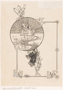 Bändin suunnittelu: Knappert, Emilie C., Views into the Plant World, 1893