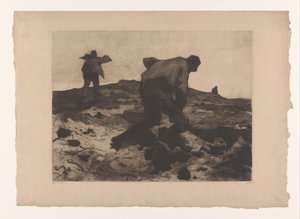 Maatilan työntekijät nummilla Paaluohjaimet (alkuperäinen nimi) tekijältä Willem Arnoldus Witsen