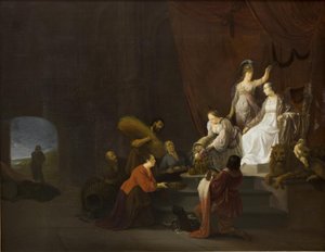 Allegoria rauhasta. Minerva kruunasi Paxin