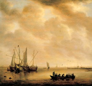 "Merimaisema". Willem van Diestin maalaus (1610-1673) tekijältä Willem van Diest