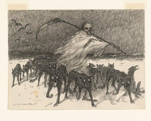 Honger (alkuperäinen nimi esineessä) tekijältä Willem van Schaik (signed by artist)