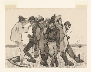 Sato 1918. Moderni maissilyhde (alkuperäinen nimi esineessä) tekijältä Willem van Schaik (signed by artist)
