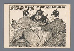 Minne hollantilaiset perunat ovat menneet... (otsikko esineessä) tekijältä Willem van Schaik