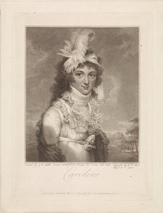 Caroline Amalia Elisabethin muotokuva Brunswick-Wolfenbüttelistä