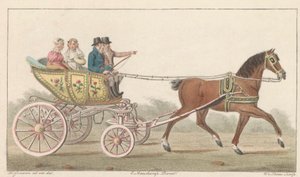 Zaan leikkikärry, 1824 Noord-Hollandsch Speelwagentje Zaanilla / Voiture de plaisance, dite Speelwagentje au Zaan (otsikko esineessä)