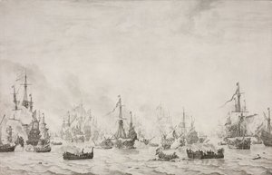 Alamäkien taistelu Alamäkien taistelu espanjalaista Armadaa vastaan, 21. lokakuuta 1639