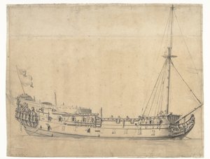 Loyal George, varttui neljän päivän taistelun jälkeen kesäkuussa 1666