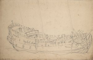 Muotokuva englantilaisesta viidesluokkalaisesta, noin 1675 (grafiitti).