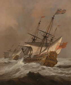 Päätöslauselma myrskyssä, noin 1678 (öljy kankaalle).