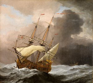 "Hampton Court" (öljy kankaalle)