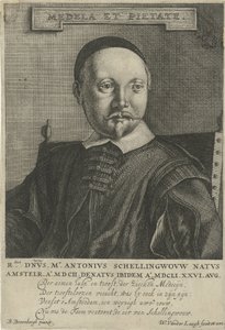 Antonius Schellingwoun muotokuva tekijältä Willem van der Laegh