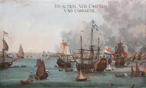 Chathamin taistelu tekijältä Willem van der Stoop